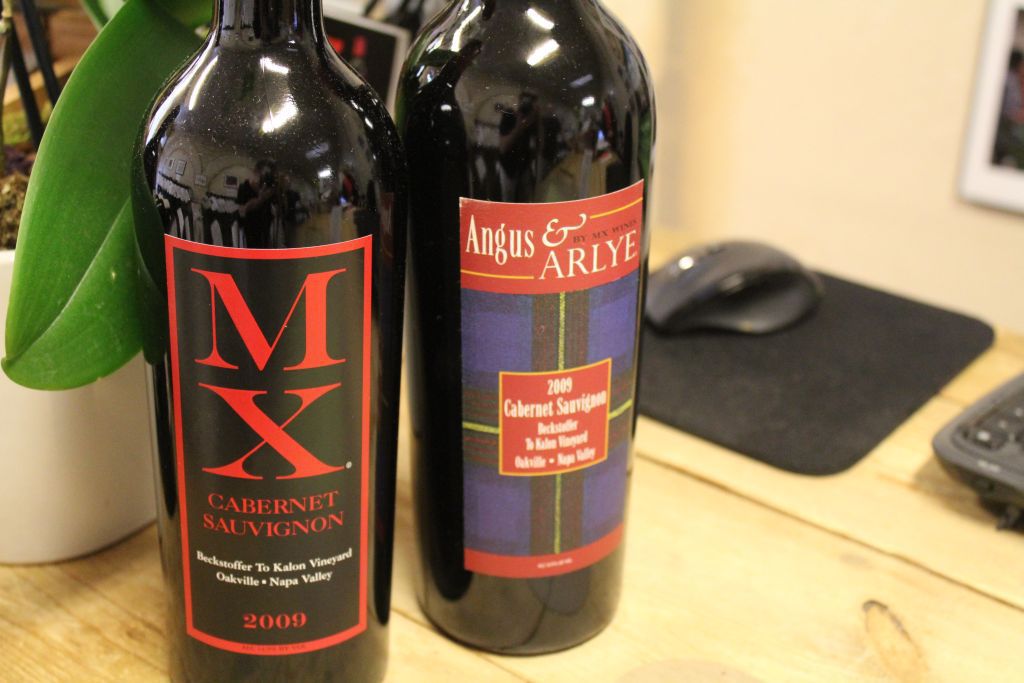 Margaux Singleton's own wine labels